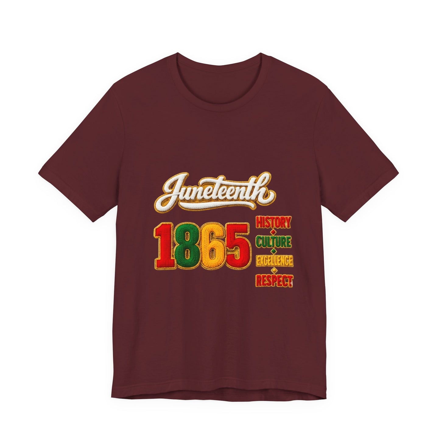 Juneteenth 1865 Tee — History • Culture • Excellence • Respect T-Shirt