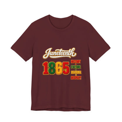 Juneteenth 1865 Tee — History • Culture • Excellence • Respect T-Shirt