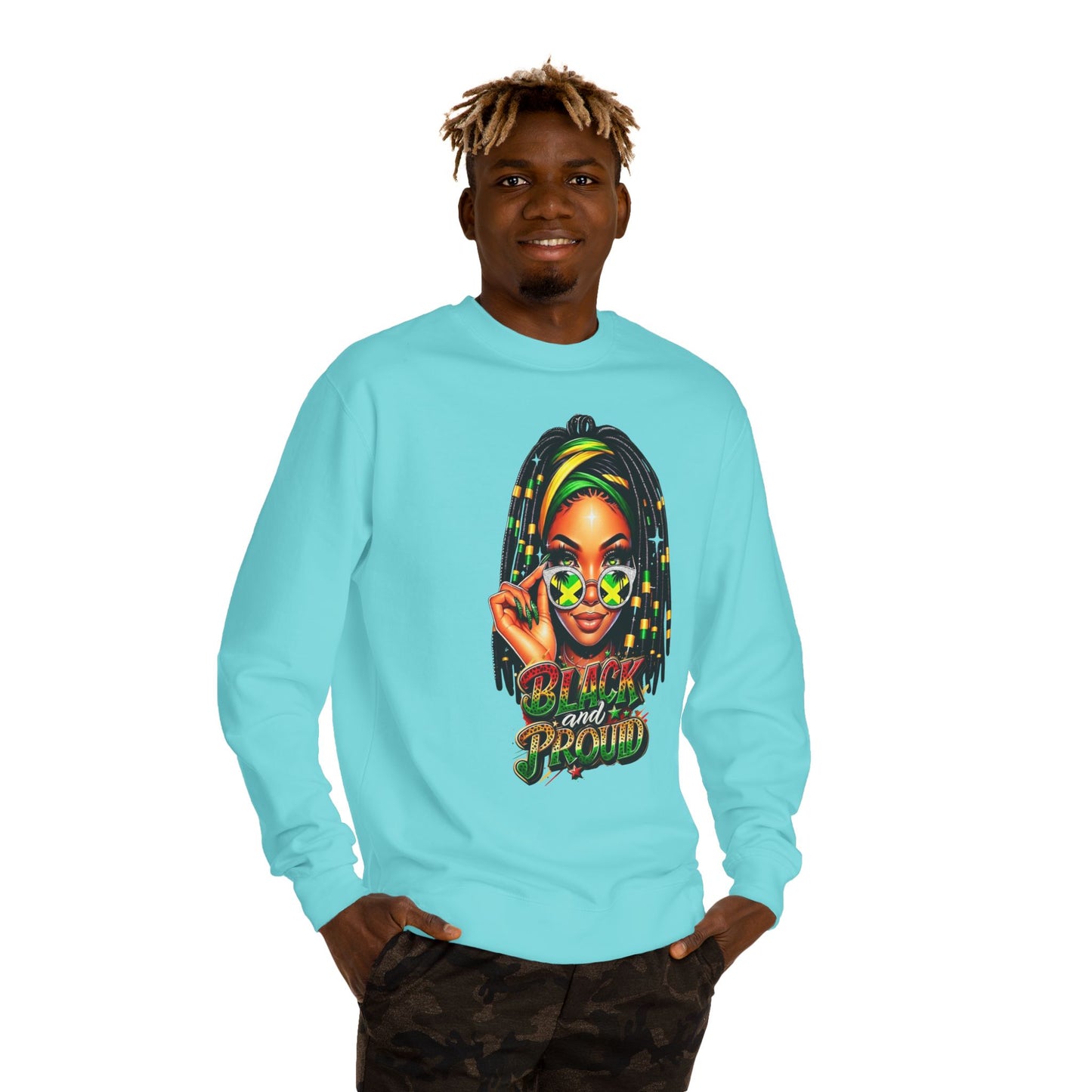 Black and Proud Crewneck Sweatshirt