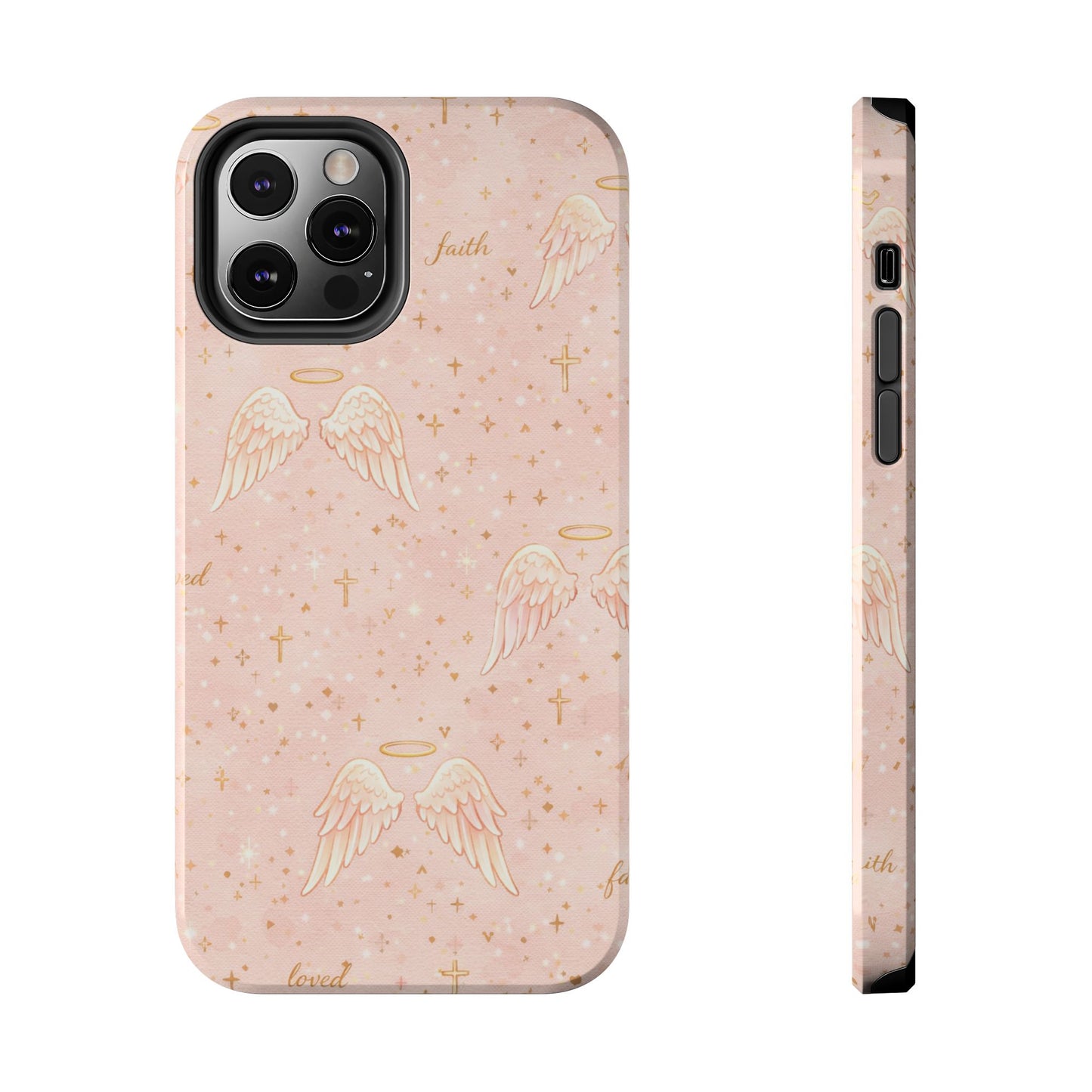 Faith & Grace Angels Phone Case | Christian floral iPhone Case