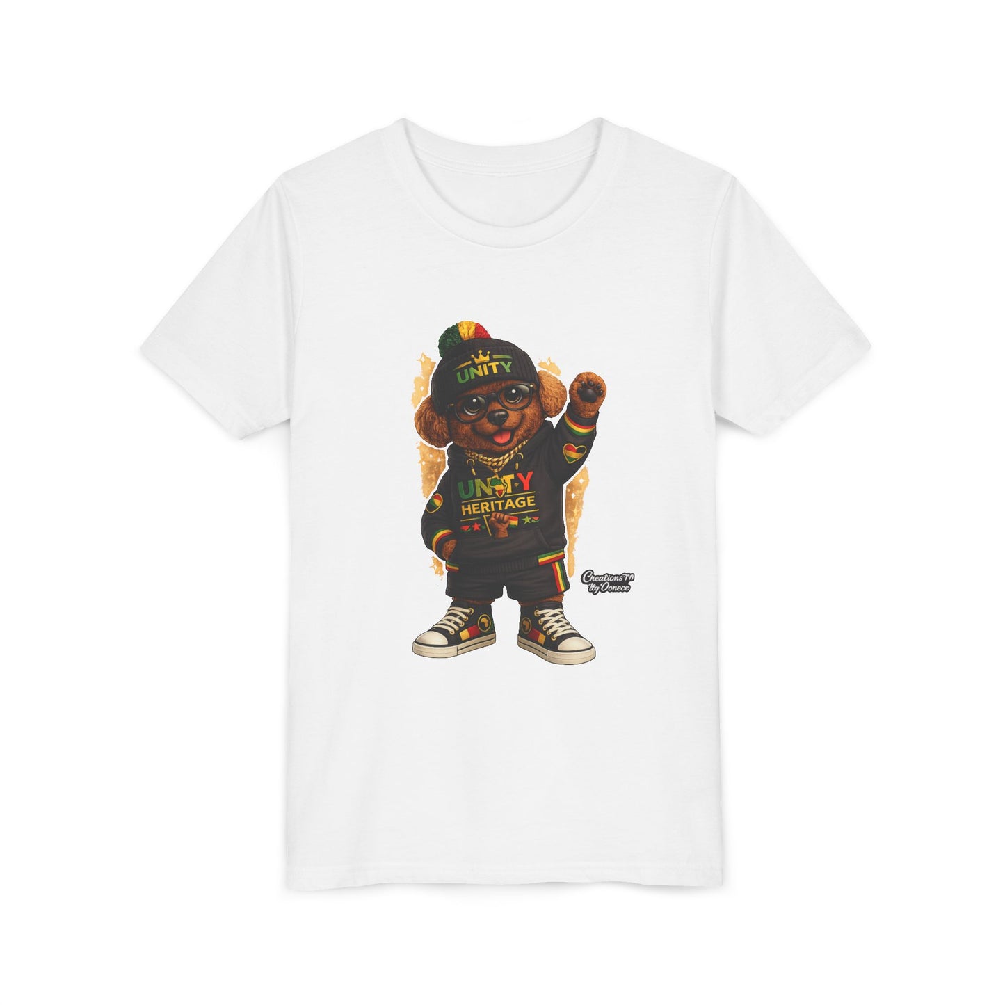 Kids Unity Heritage Tee — Youth Short Sleeve Shirt with 'Unity' Design