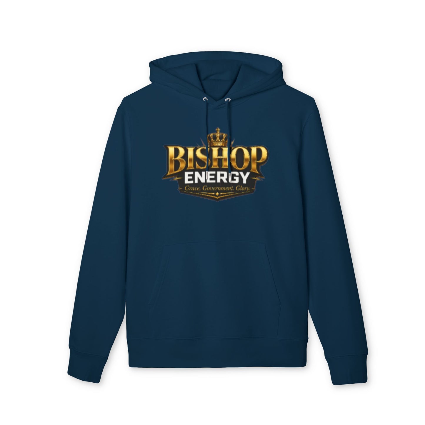 Bishop Energy Hoodie — Gold Crown Logo Pullover