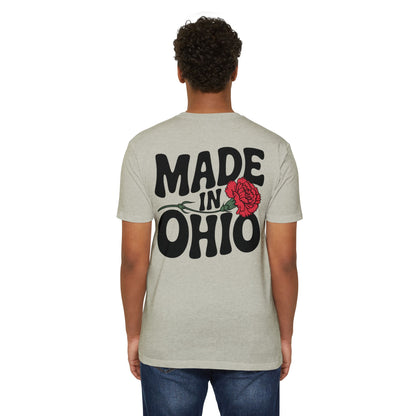 Made in Ohio T-Shirt — Vintage Floral State Pride Tee