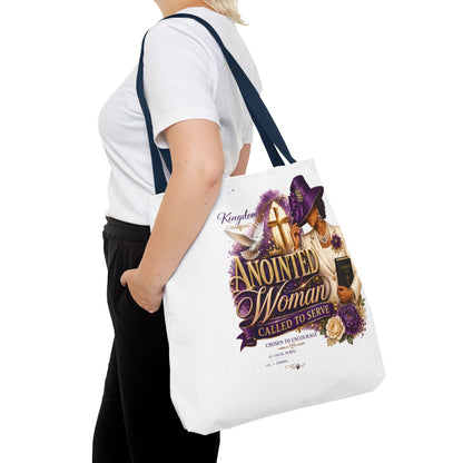 Anointed Woman Tote Bag – 'Called to Serve' Faithful Church Purse