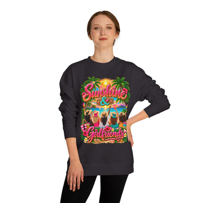 Sunshine & Girlfriends Beach Sweatshirt