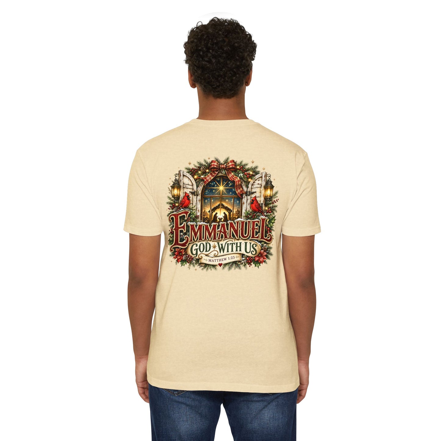 Emmanuel "God With Us" Christmas T-Shirt