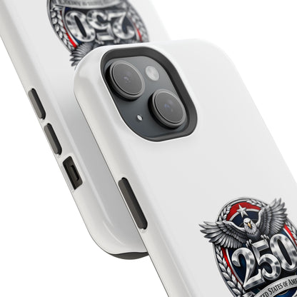 iPhone Magnetic Impact Case — 250th Anniversary Eagle Badge Design