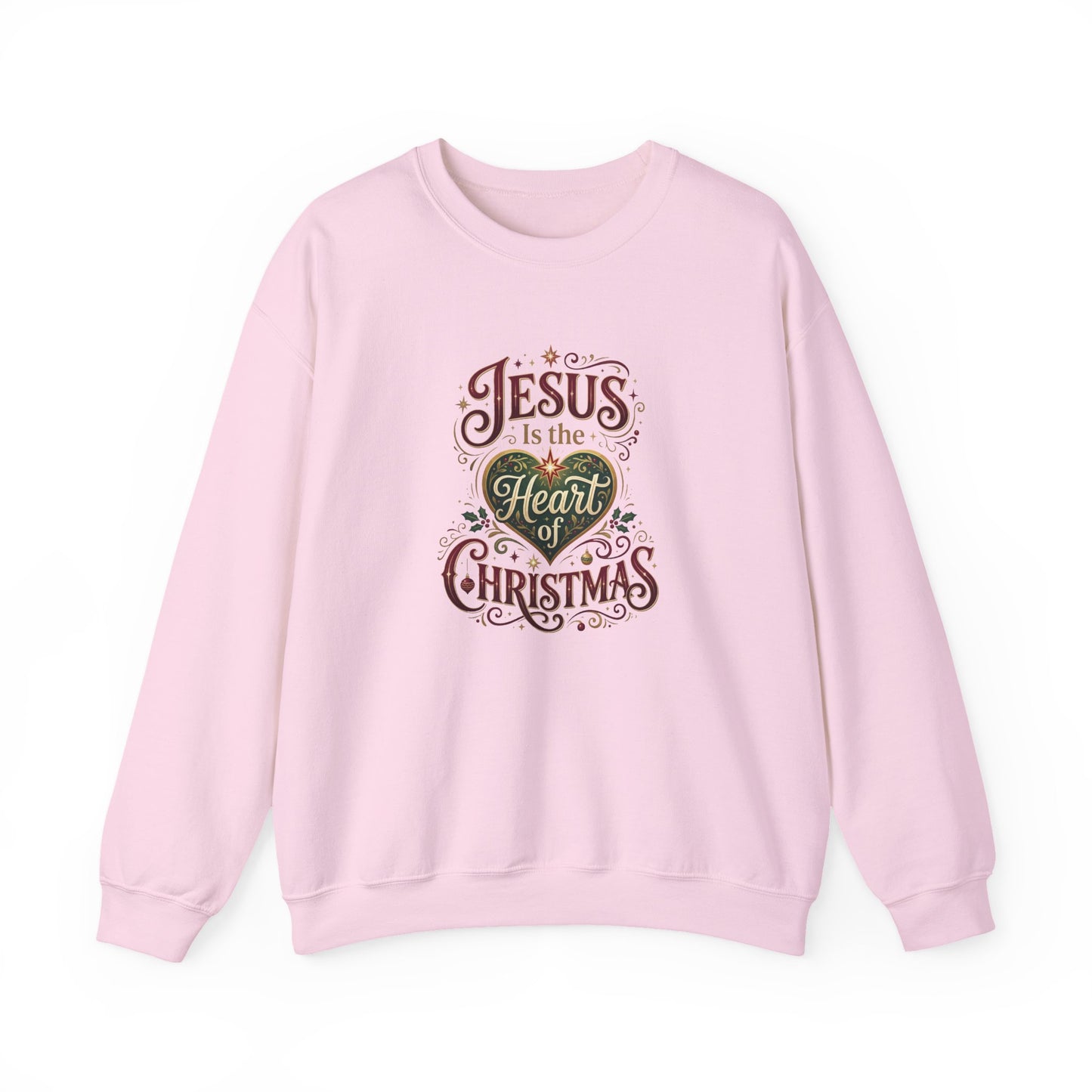 Jesus Is the Heart of Christmas  Sweatshirt