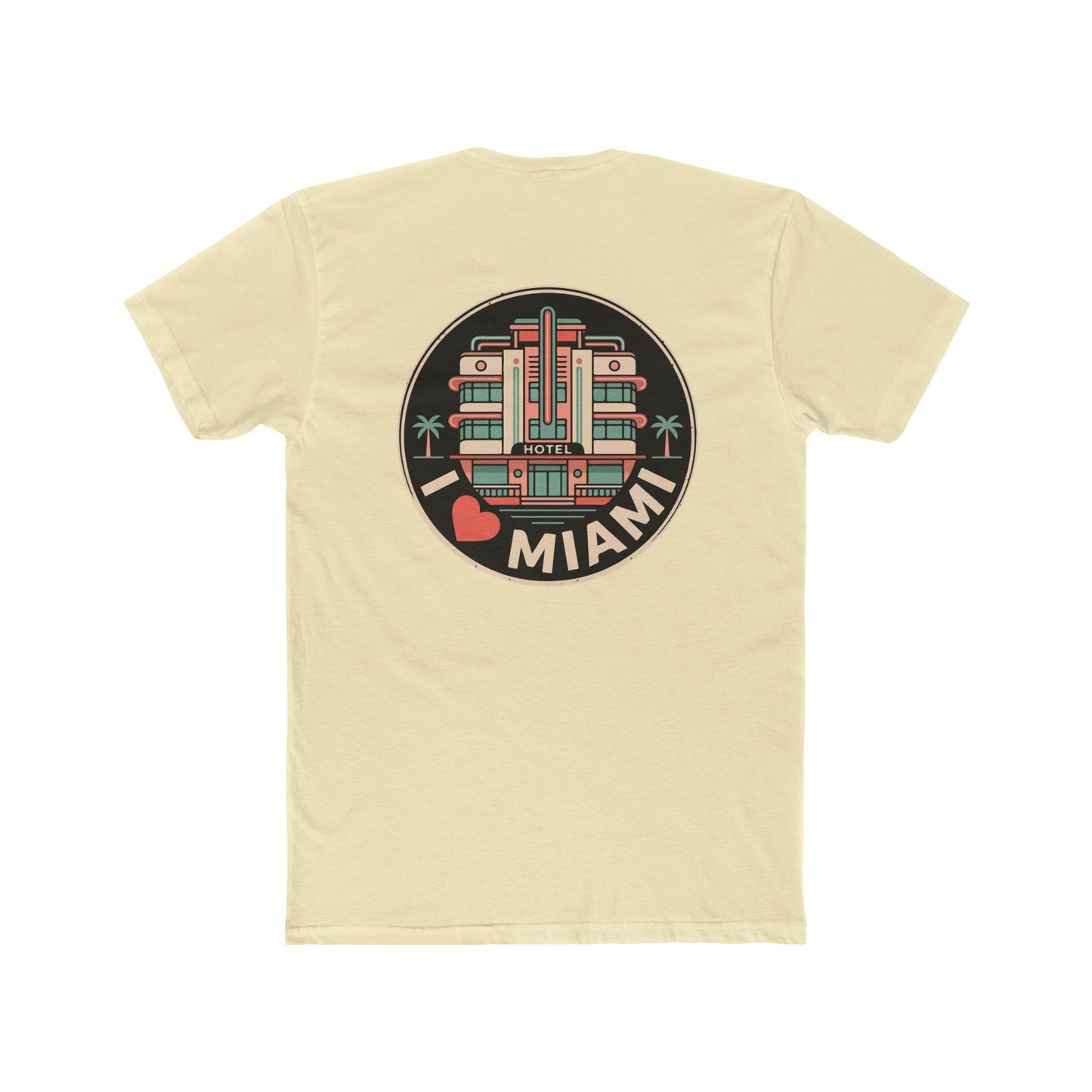 Miami Art Deco T‑Shirt — I  Miami Retro Travel Tee