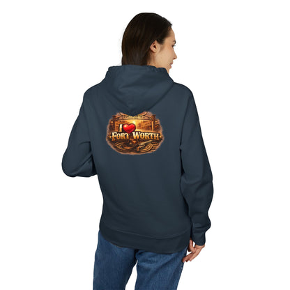 Fort Worth Retro Logo Hoodie — I  Fort Worth City Sweatshirt
