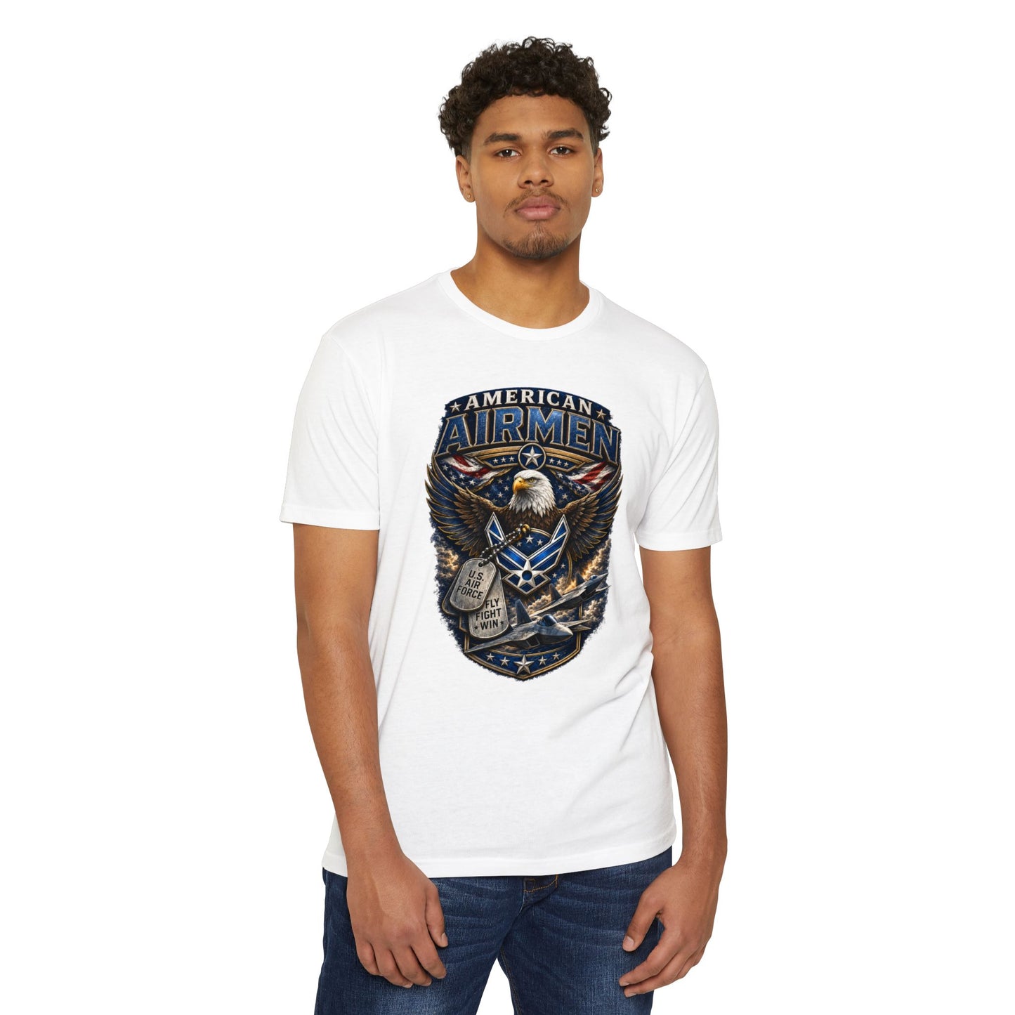 American Airmen Eagle T-Shirt — Patriotic USA Air Force Graphic Tee