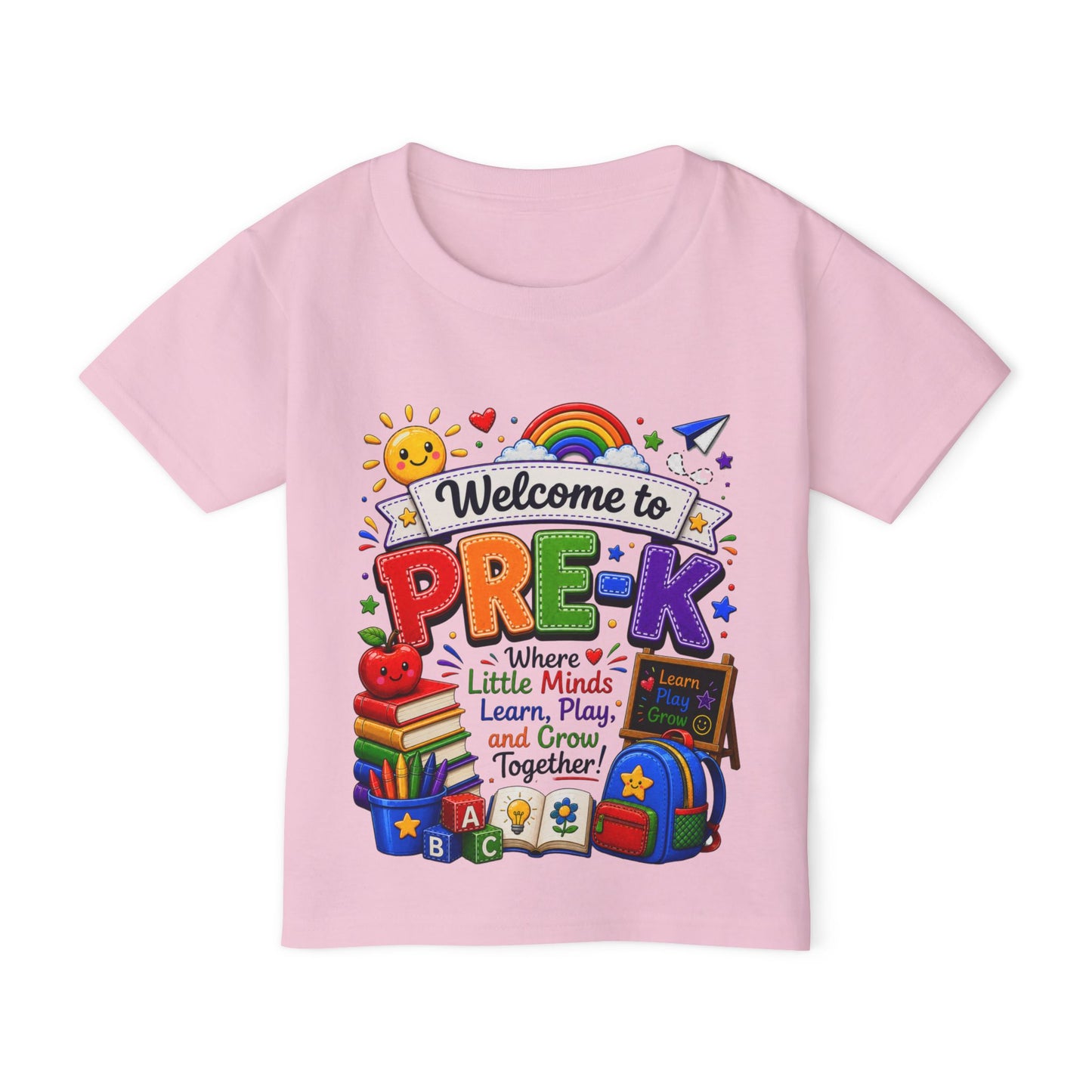 Welcome to Pre-K Toddler T-Shirt — Colorful Back-to-School Preschool Shirt
