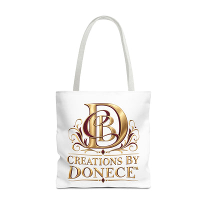 Creations by Donece Gold Logo Tote