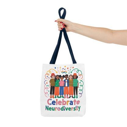 Celebrate Neurodiversity Tote Bag — Inclusive Pride Reusable Shopper