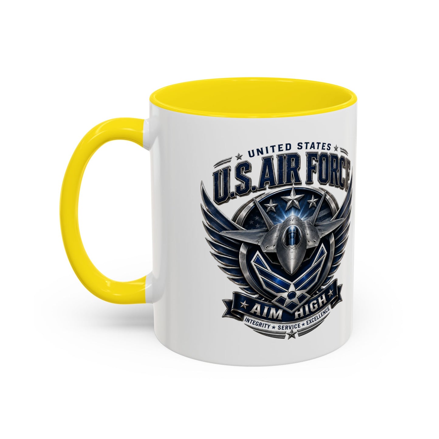 U.S. Air Force Aim High Accent Coffee Mug (11/15oz)