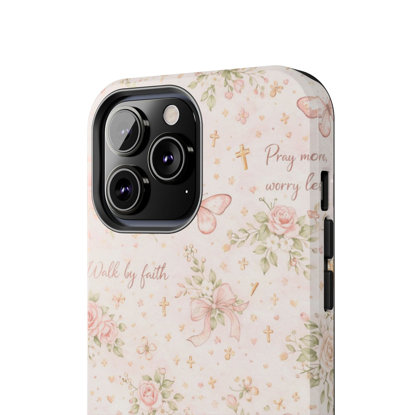 Walk By Faith Phone Case | Christian Floral iPhone Case