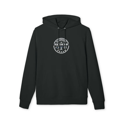 Cruiser Hoodie — Calm, Clear, Ready Dispatch Patch Design