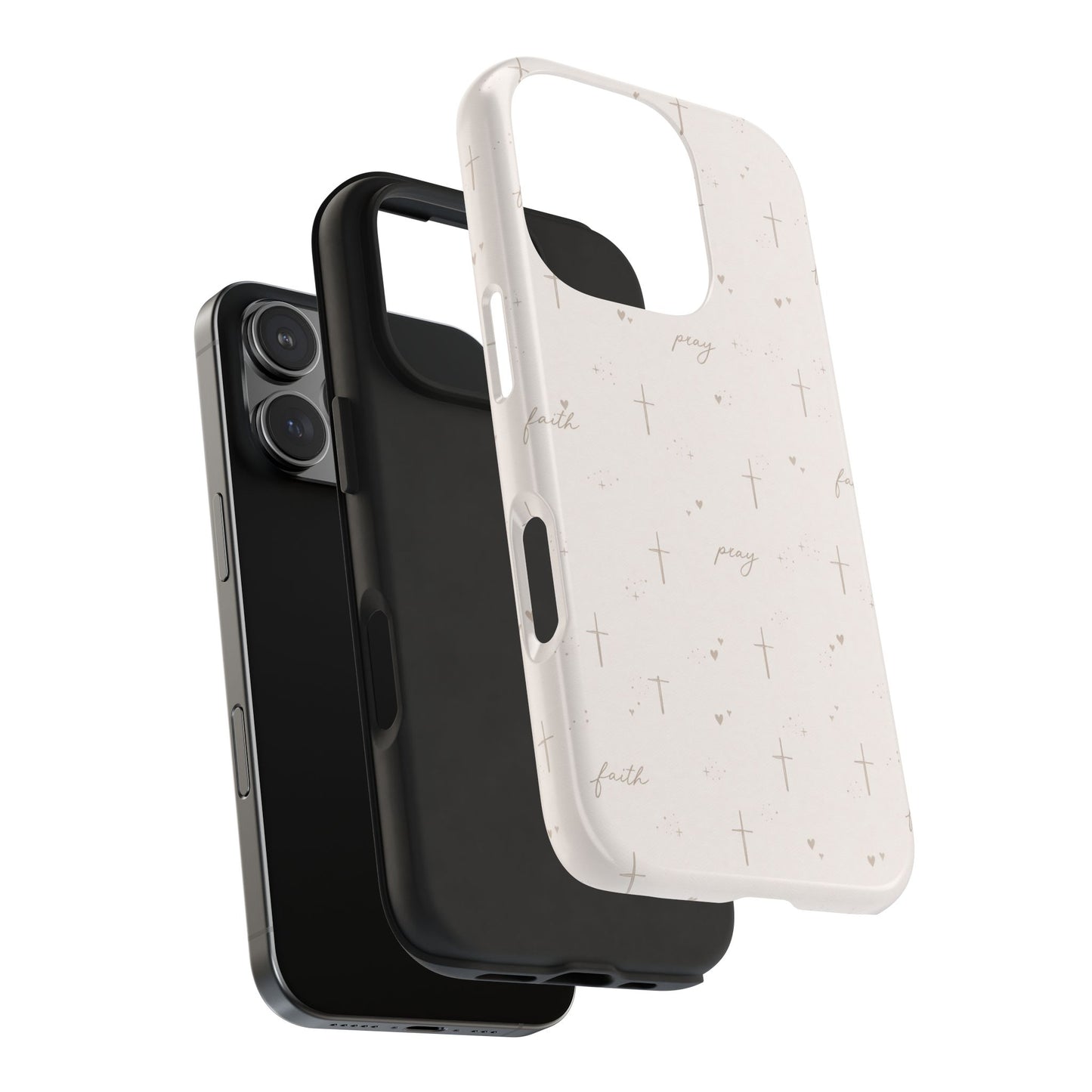 Pray with Faith Phone Case | Christian floral iPhone Case