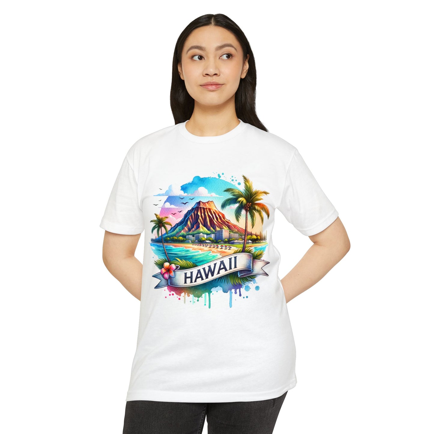 Hawaii Vintage Sunset T-Shirt — Tropical Island Graphic Tee