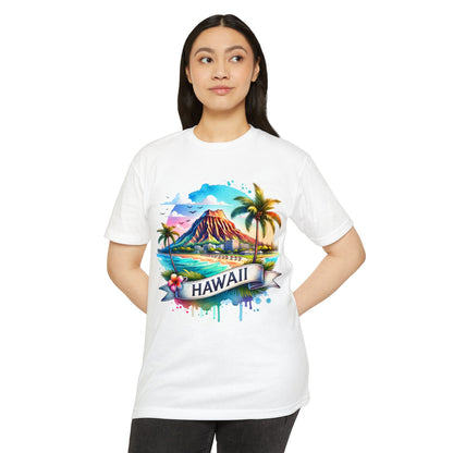 Hawaii Vintage Sunset T-Shirt — Tropical Island Graphic Tee