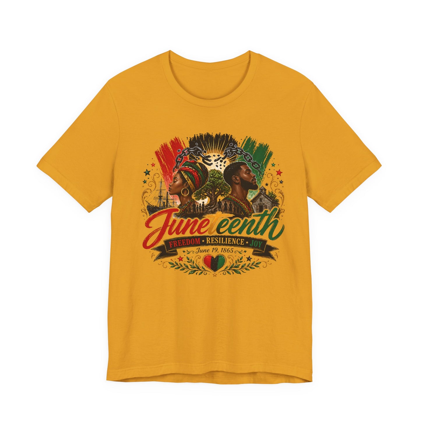 Juneteenth Celebration Tee — Freedom Resilience Juneteenth Graphic Shirt