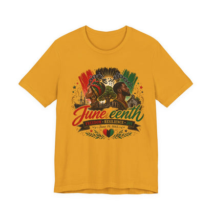 Juneteenth Celebration Tee — Freedom Resilience Juneteenth Graphic Shirt