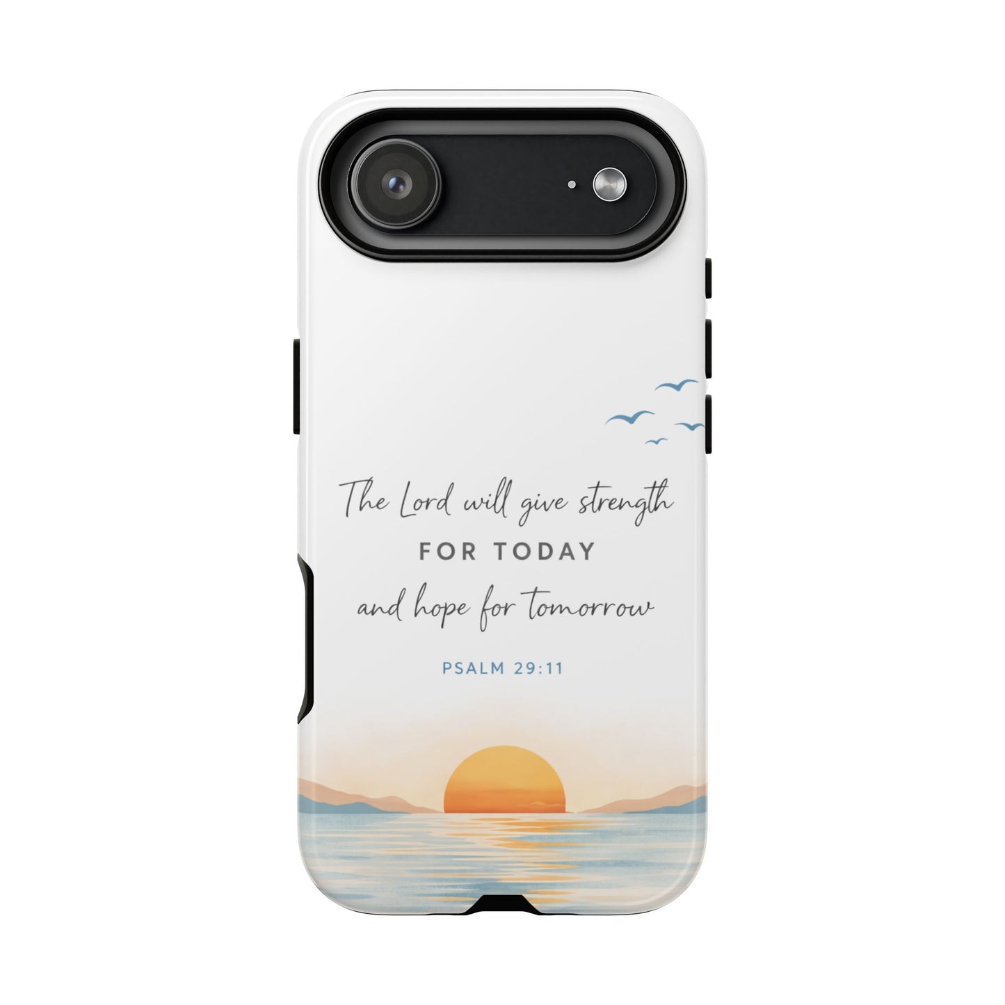 Sunrise Scripture Phone Case, Bible Verse Phone Case | Christian iPhone & Samsung Case, Faith-Based Inspirational Scripture Phone Cover