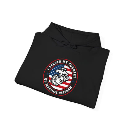 I Served My Country US Marines Veteran Hoodie