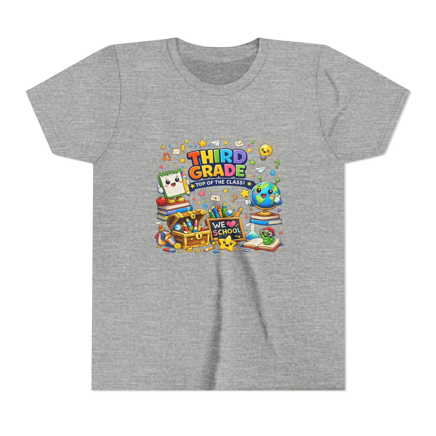 Third Grade Kids Tee — "Third Grade Out of the Classroom" Back-to-School Youth Shirt