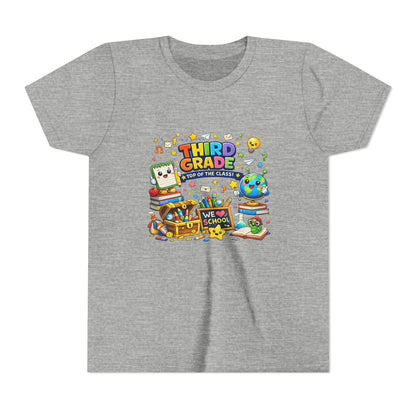 Third Grade Kids Tee — "Third Grade Out of the Classroom" Back-to-School Youth Shirt