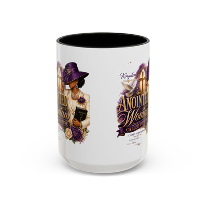 Anointed Woman Coffee Mug — Faithful, Called to Serve Accent Mug (11/15oz)