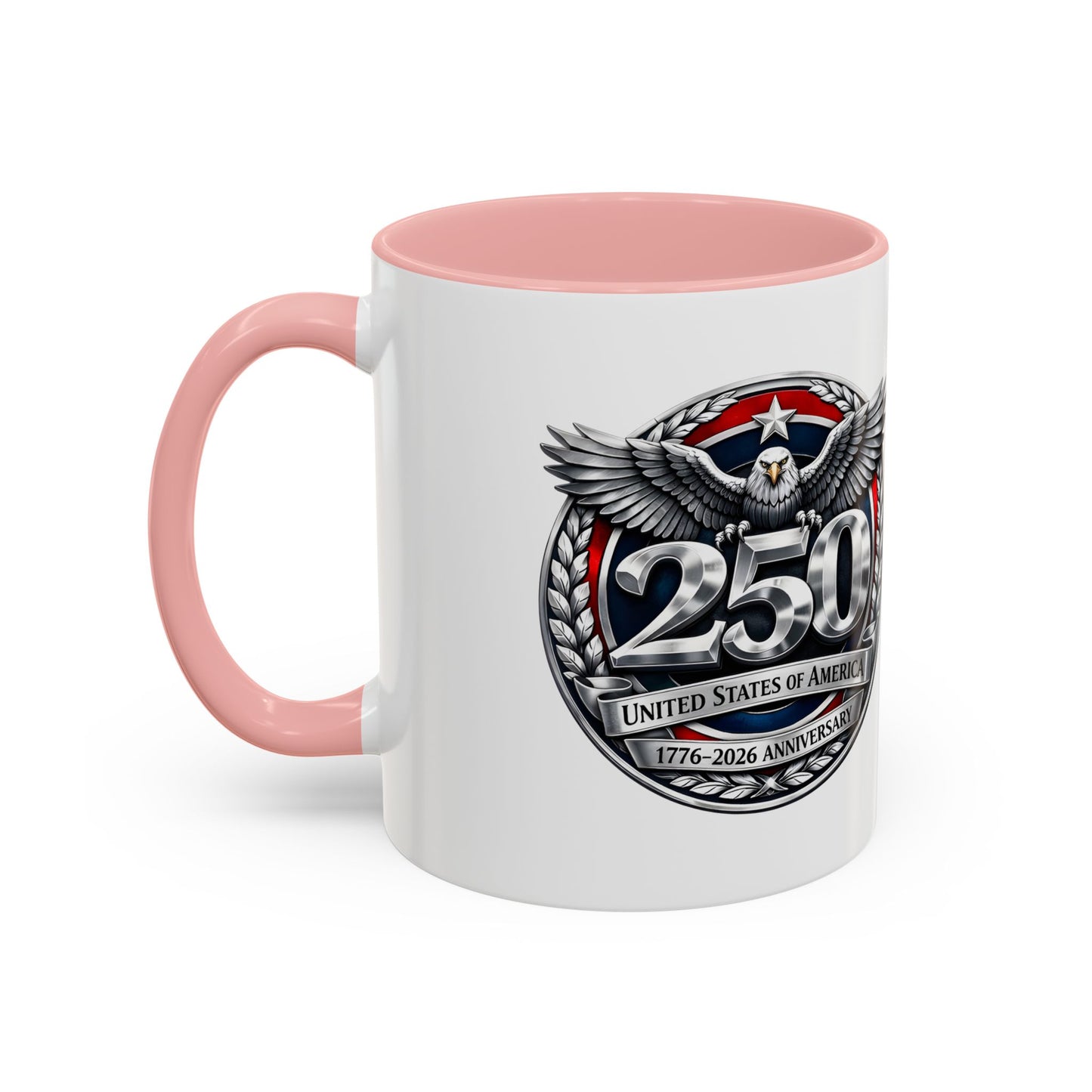 250th USA Bicentennial Eagle Coffee Mug — 1776–2026 Anniversary Accent Mug
