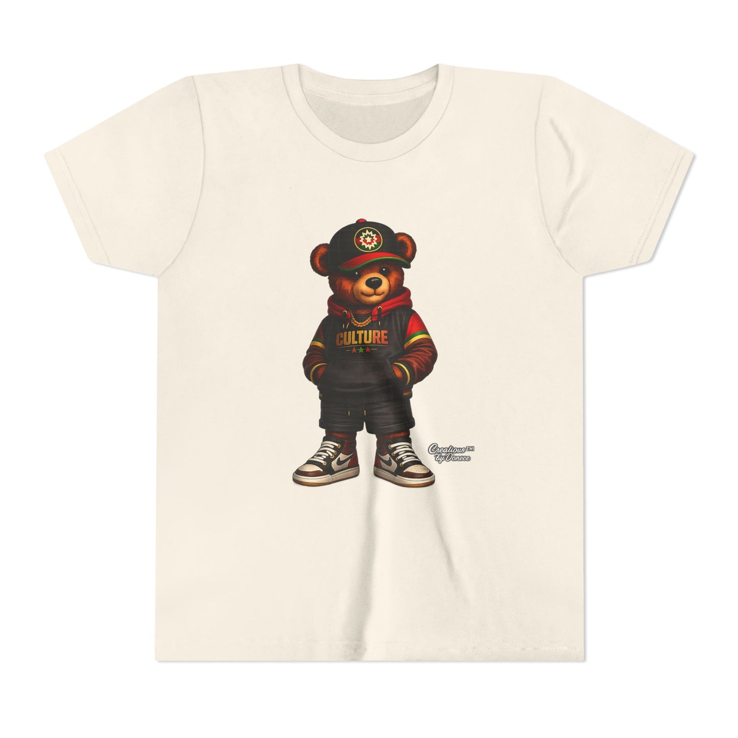 Youth Tee — Urban Bear "Culture" Graphic
