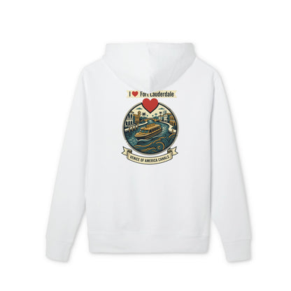 Fort Lauderdale Canal Hoodie — I  Fort Lauderdale Graphic Pullover