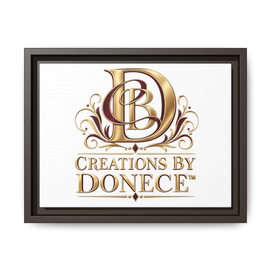 Framed Matte Canvas – Creations By Donece Logo Wall Art