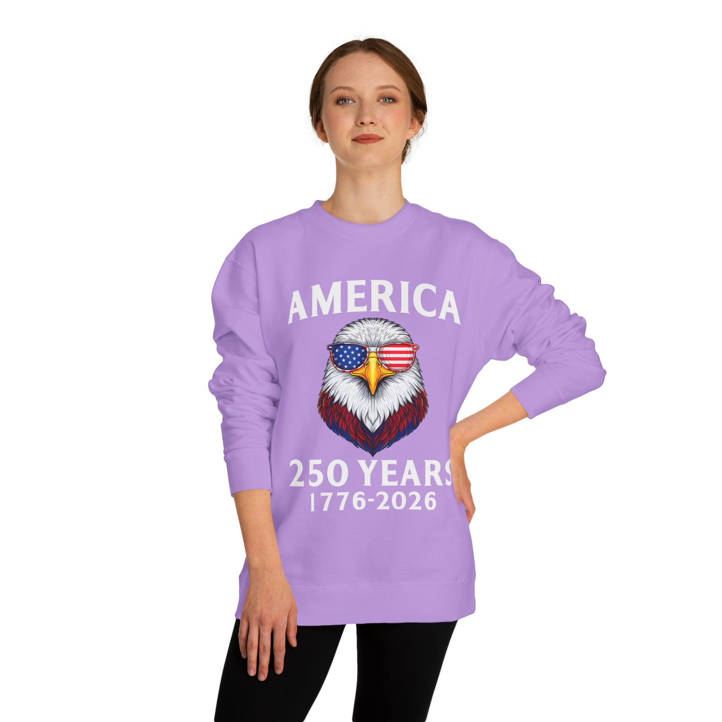 America 250 Years Sweatshirt — 1776–2026 Patriotic Eagle Crewneck