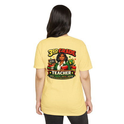 3rd Grade Teacher T‑Shirt – Black Excellence in Education Design