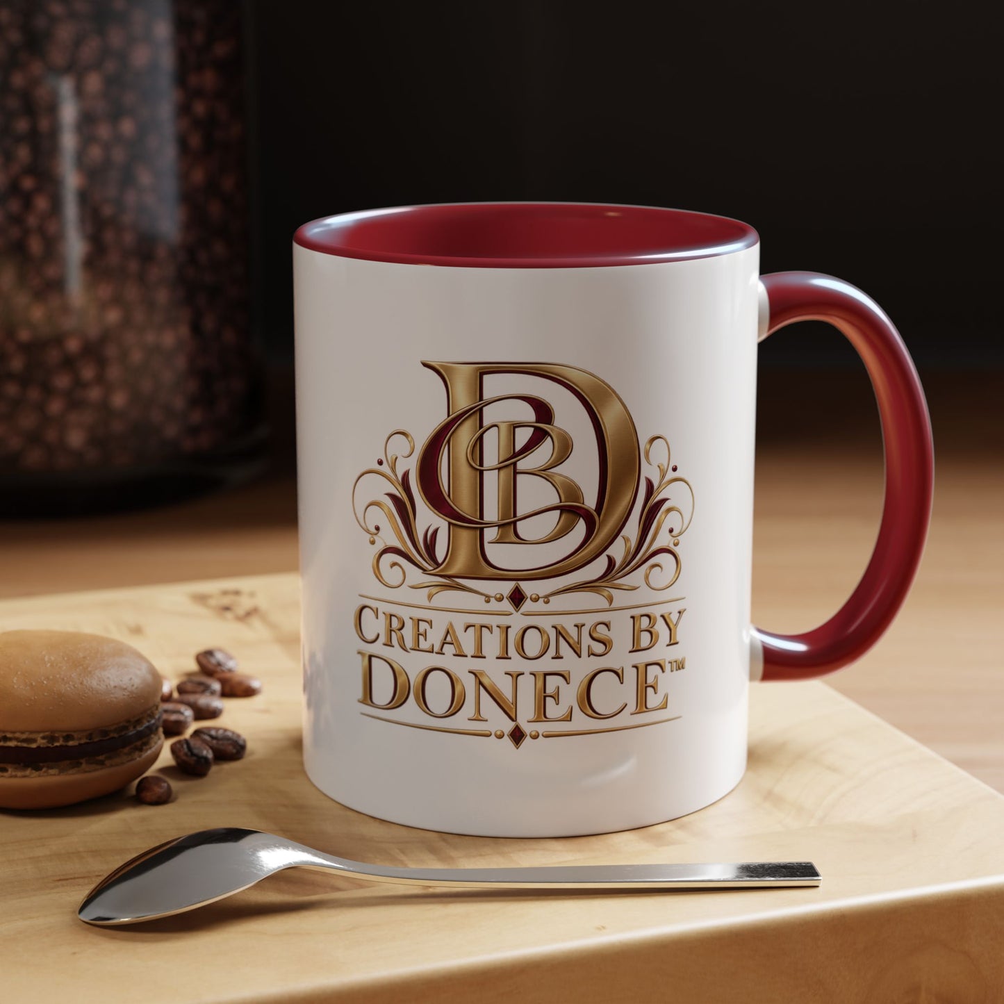 Creations by Donece Logo Accent Coffee Mug (11/15oz)