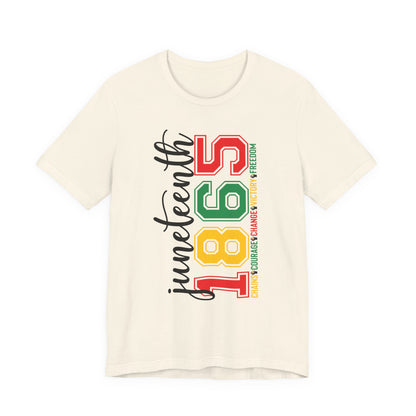 Juneteenth 1865 T-Shirt — Black History Celebration Tee