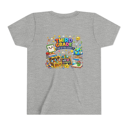 Third Grade Kids Tee — "Third Grade Out of the Classroom" Back-to-School Youth Shirt
