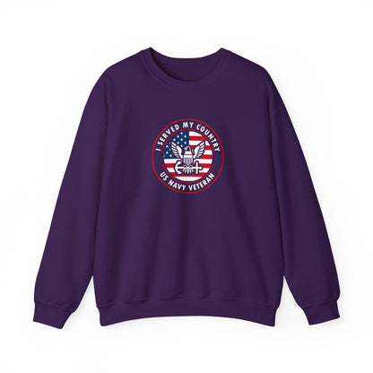 I Served My Country US Navy Veteran  Sweatshirt