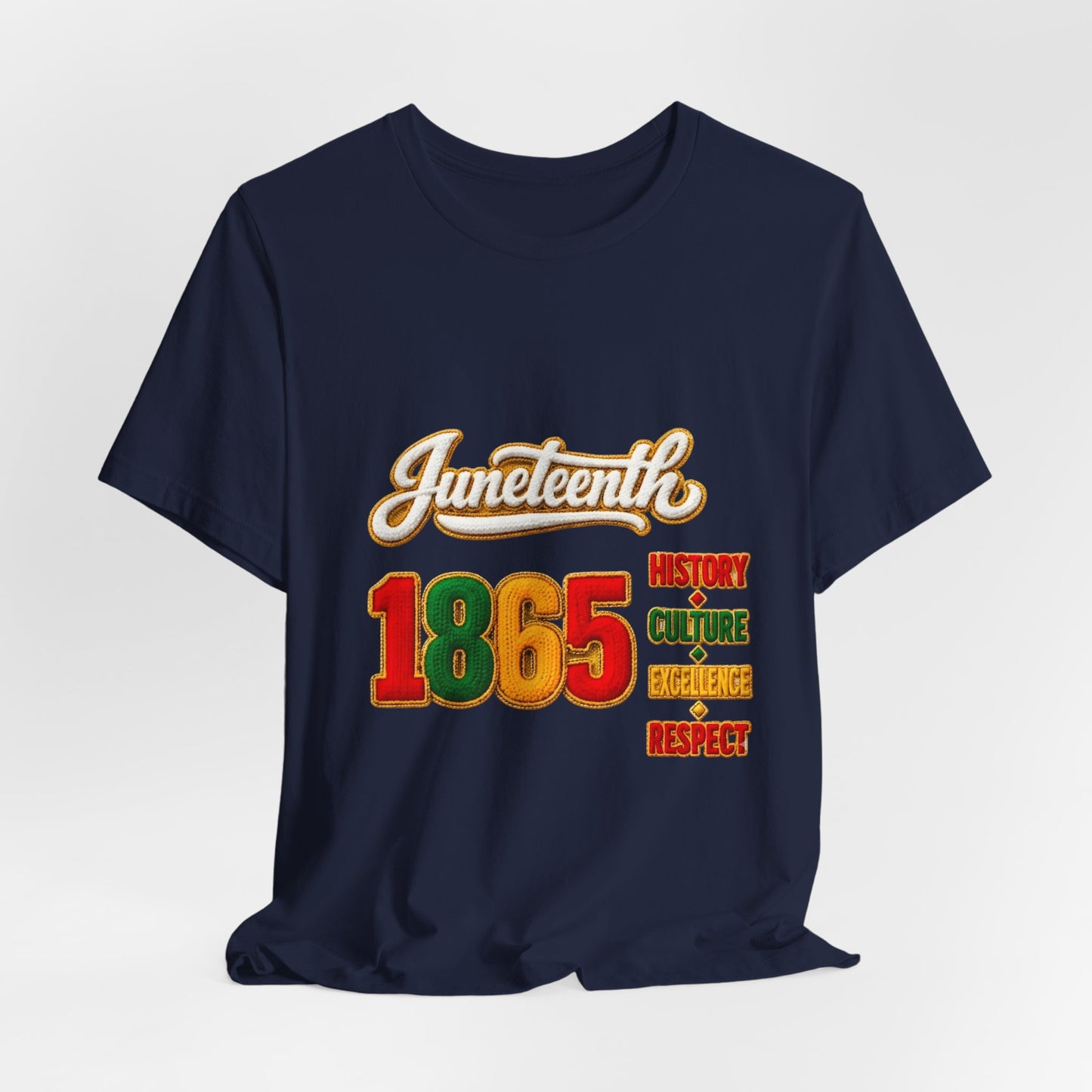 Juneteenth 1865 Tee — History • Culture • Excellence • Respect T-Shirt