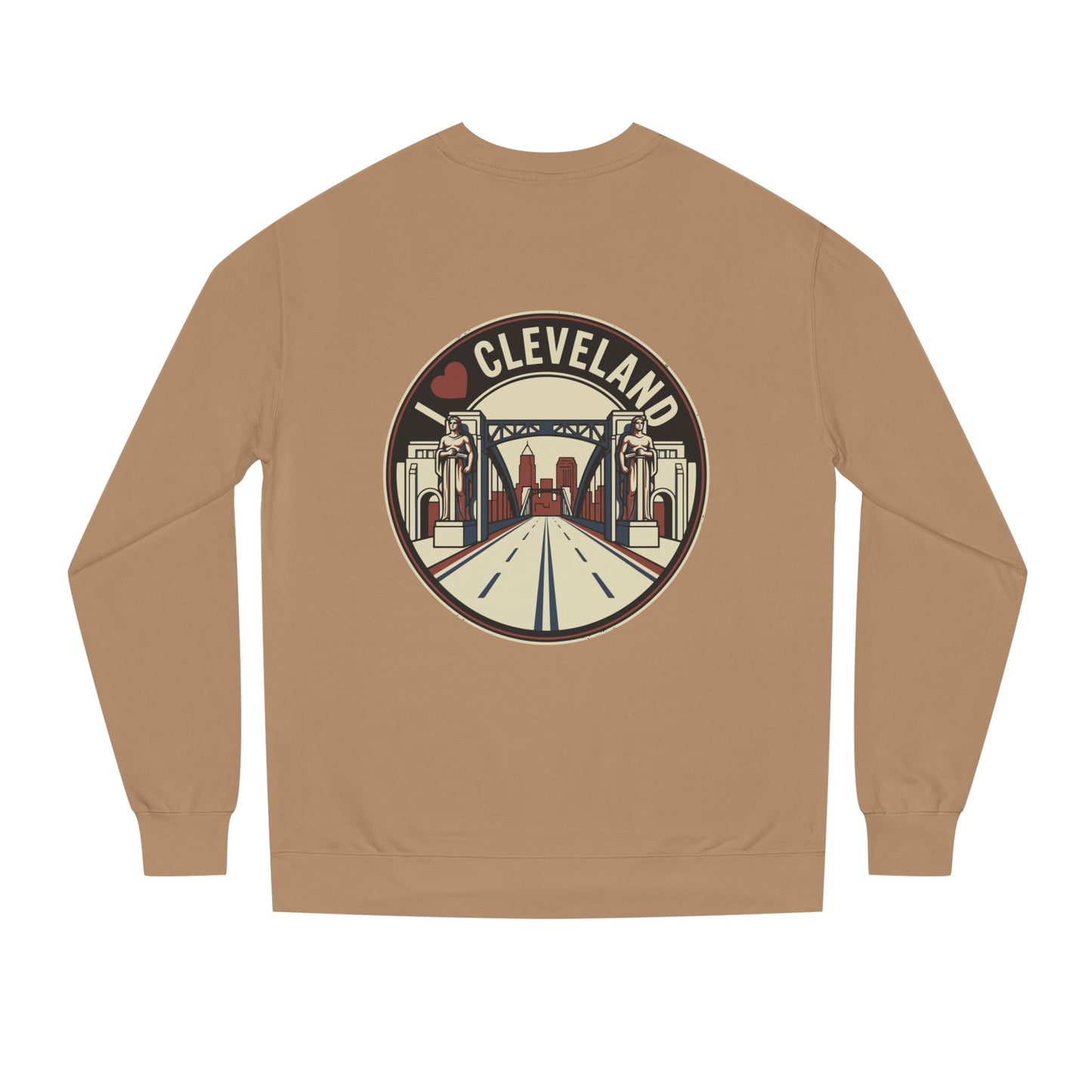 Cleveland Skyline Sweatshirt — I  Cleveland Retro City Crewneck