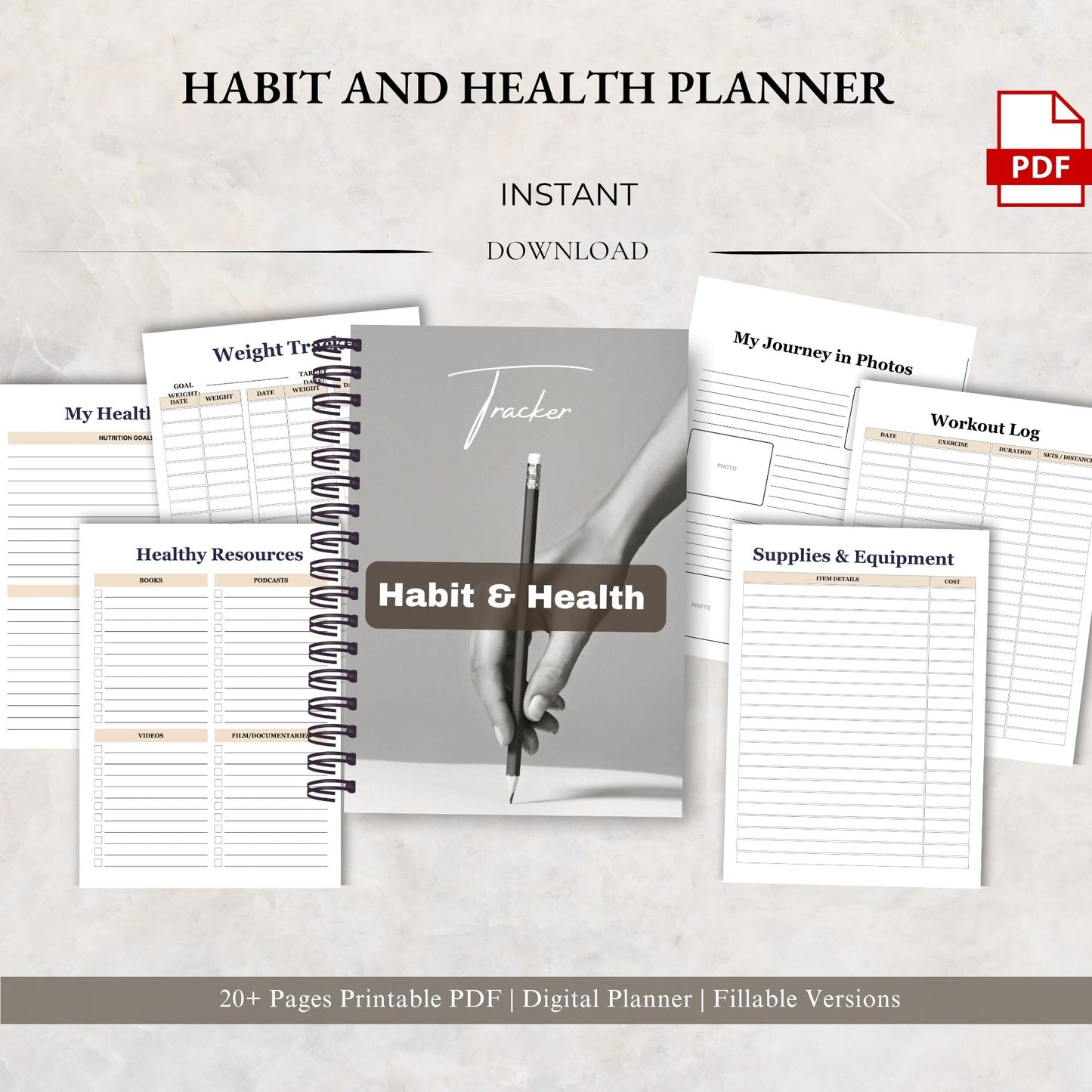 Homeschool Curriculum Planner Printable | Homeschool Lesson Planner | Education Planner | Weekly Lesson Organizer PDF