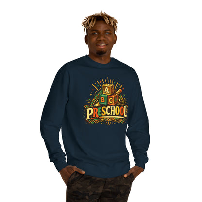 Preschool ABC Blocks Sweatshirt — Cute Back-to-School Teacher & Toddler Crewneck