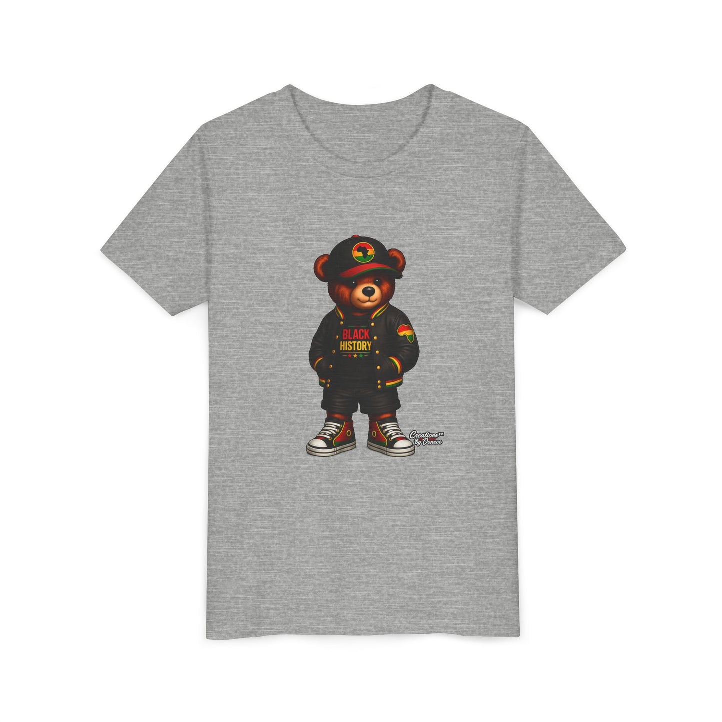 Kids 'Black History' Streetwear Bear Tee