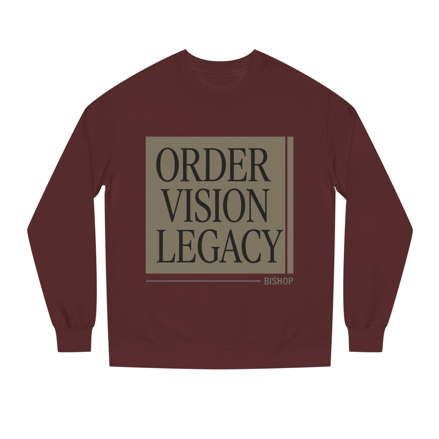Order • Vision • Legacy Sweatshirt — Minimalist Motivational Crewneck