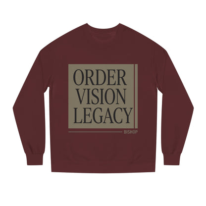 Order • Vision • Legacy Sweatshirt — Minimalist Motivational Crewneck