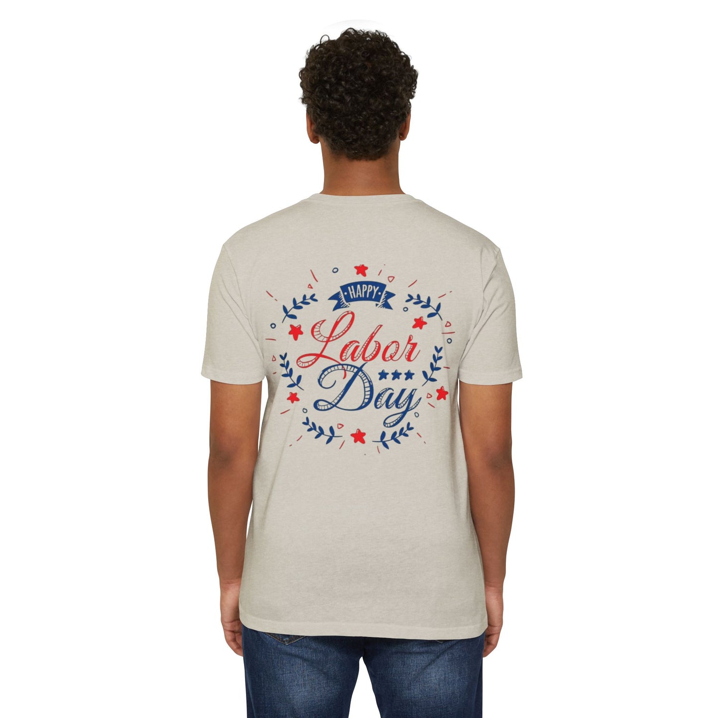 Labor Day T-Shirt – "Happy Labor Day" Patriotic Holiday Tee