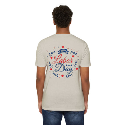 Labor Day T-Shirt – "Happy Labor Day" Patriotic Holiday Tee